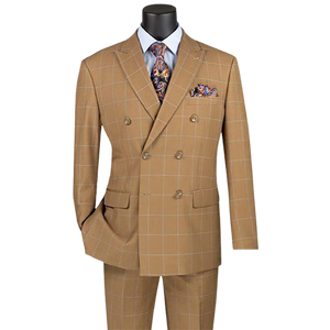 Modern Fit Windowpane Suit 2